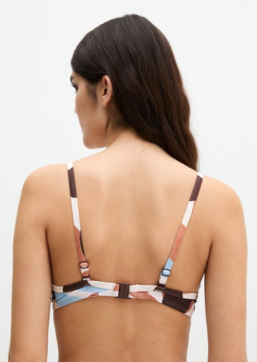 Padded bikini top — Breezy Leaf Print
