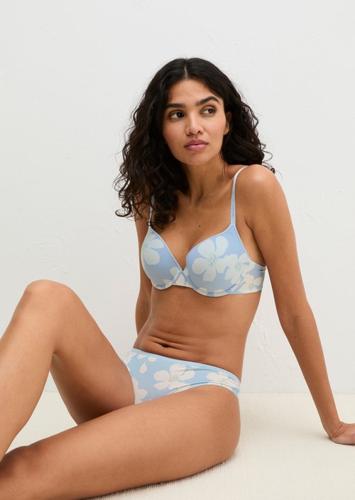 Underwired bra — Niagara Mist Print
