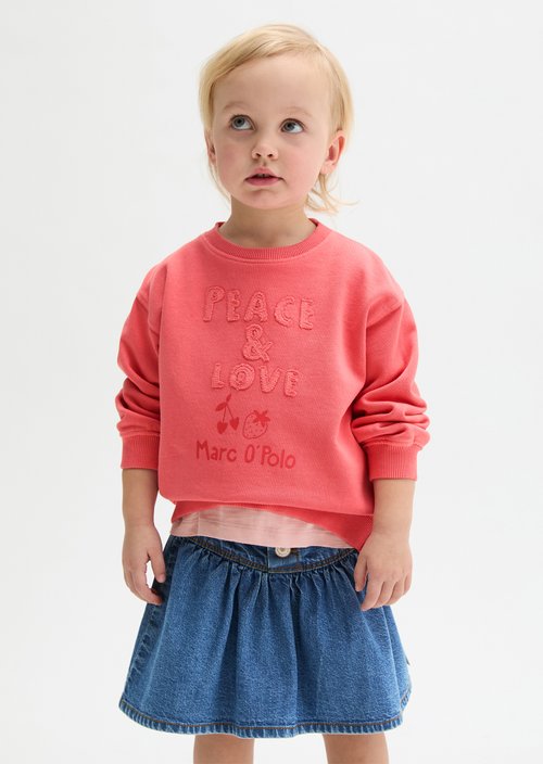 KIDS-GIRLS Sweatshirt — Red
