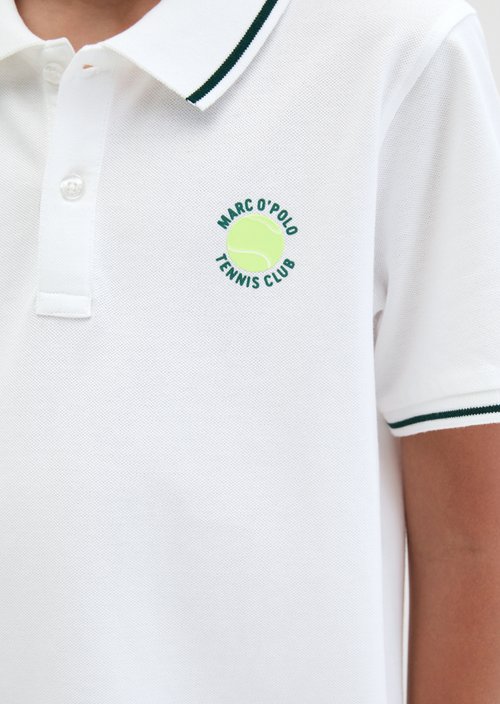 TEENS-BOYS polo shirt — White