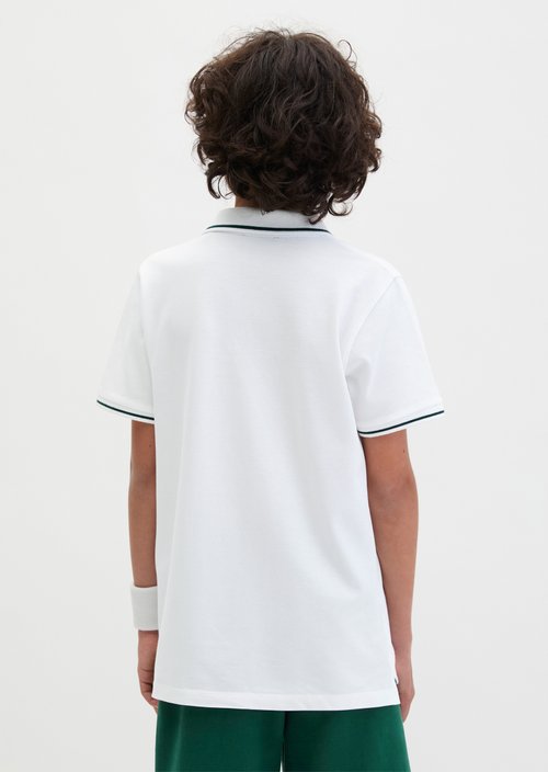 TEENS-BOYS polo shirt — White