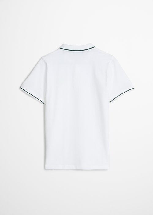 TEENS-BOYS polo shirt — White
