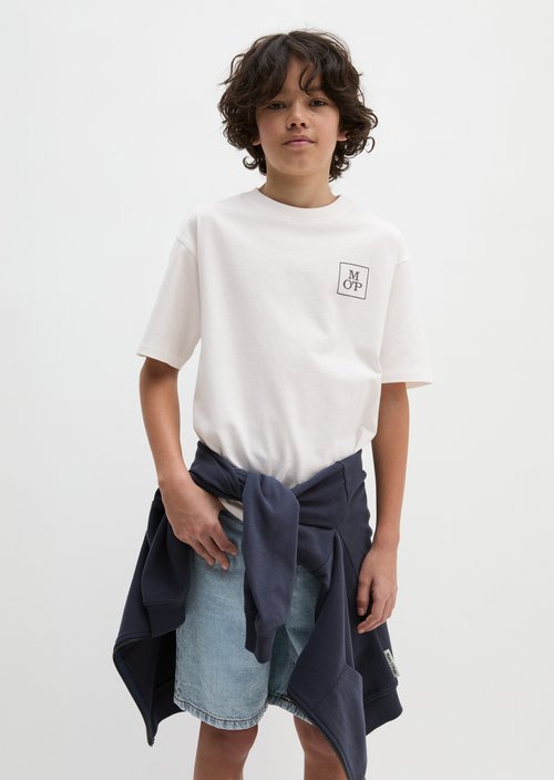 TEENS-BOYS T-shirt — White Cotton
