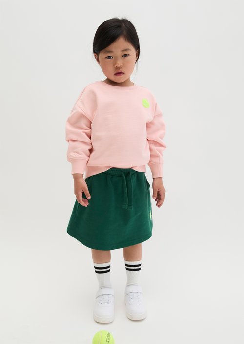 KIDS-GIRLS sweat skirt — Grass Green