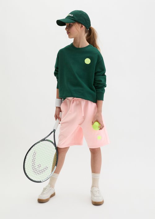 TEENS-UNISEX Sweatshorts — Red