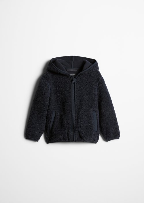 KIDS - BOYS Teddy Jacket — Dark Navy