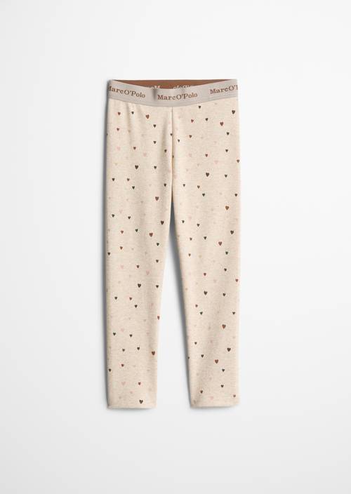 KIDS-GIRLS Leggings Beige en vue de face