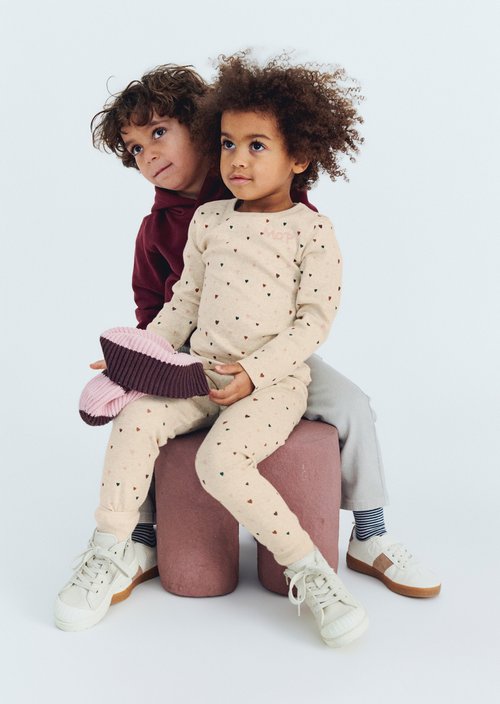 KIDS-GIRLS Leggings — Beige
