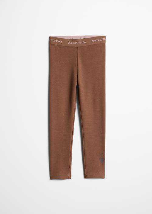 KIDS-GIRLS Leggings Brown en vue de face