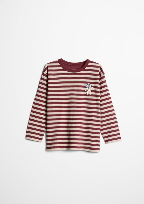 KIDS - BOYS Long-Sleeve Shirt — Red (alternate view)
