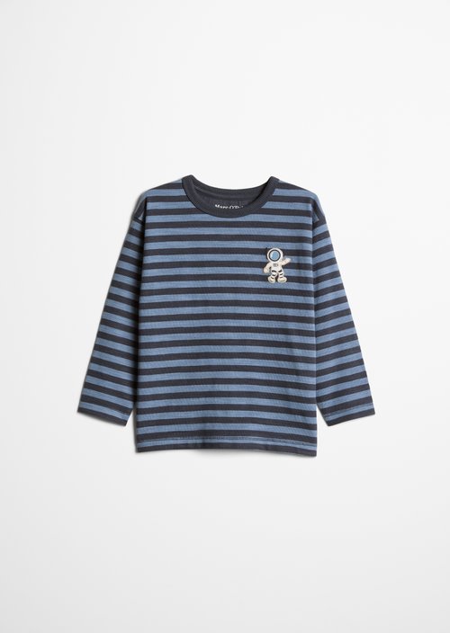 KIDS - BOYS Long-Sleeve Shirt — Dark Navy (alternate view)