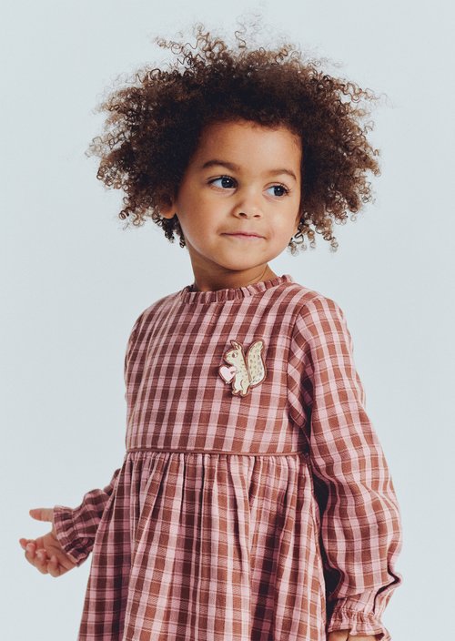 KIDS-GIRLS Dress — Brown