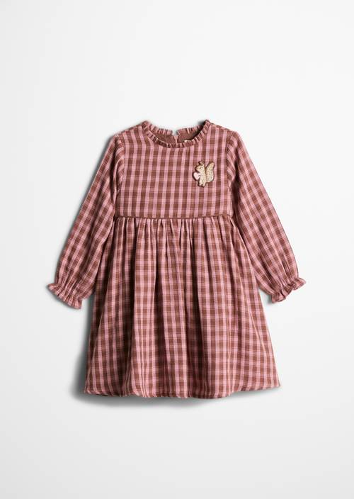 ‎KIDS-GIRLS Dress Brown in front view