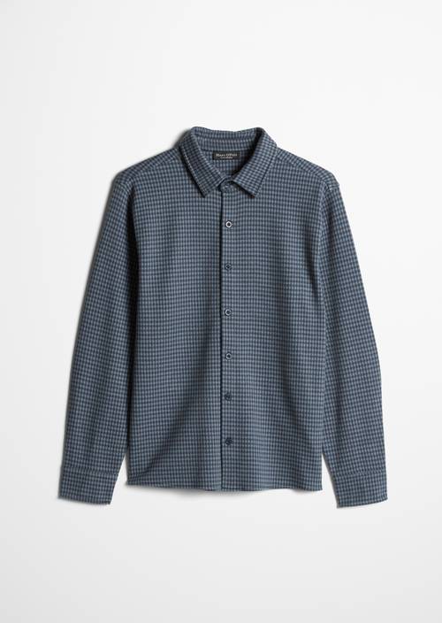 Chemise TEENS-BOYS Dark Navy en vue de face
