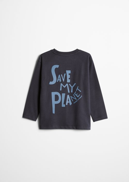 KIDS - BOYS Long-Sleeve Shirt — Dark Navy