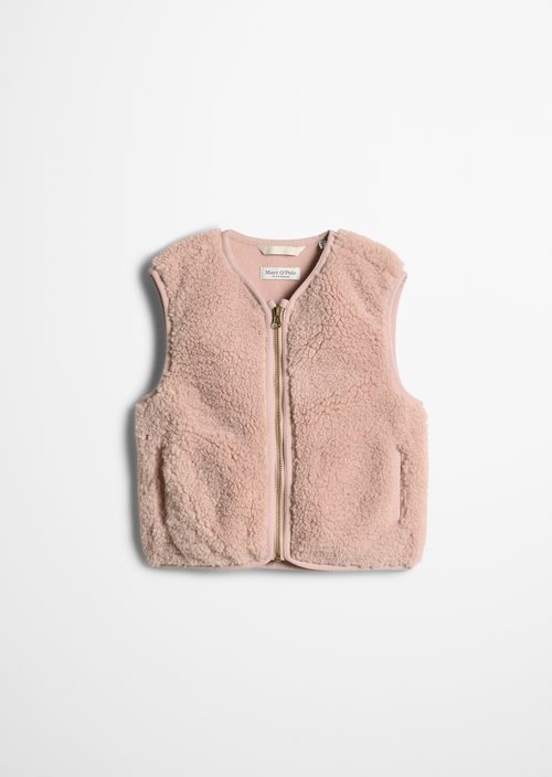 KIDS-GIRLS Teddy Vest — Red