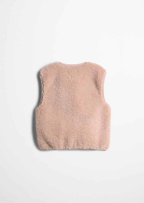 KIDS-GIRLS Teddy Vest — Red