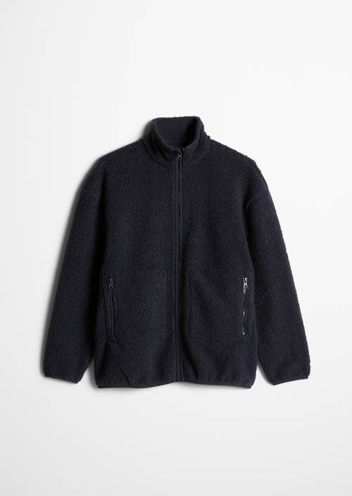 TEENS-BOYS Teddyjacke Dark Navy in Frontalansicht