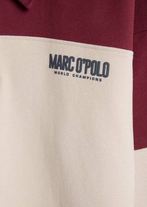 Sweat-shirt style polo TEENS-BOYS Red en vue détaillée