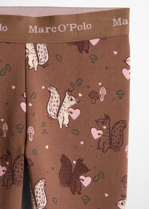 KIDS-GIRLS Leggings — Brown