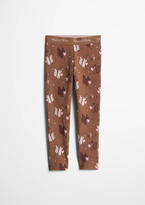 ‎KIDS-GIRLS Leggings Brown en vue de face