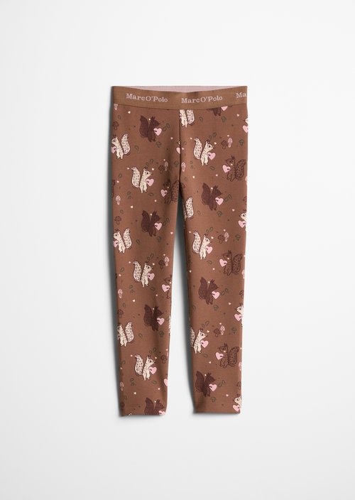 KIDS-GIRLS Leggings — Brown