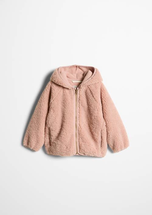 ‎KIDS-GIRLS Teddy Jacket Red in front view