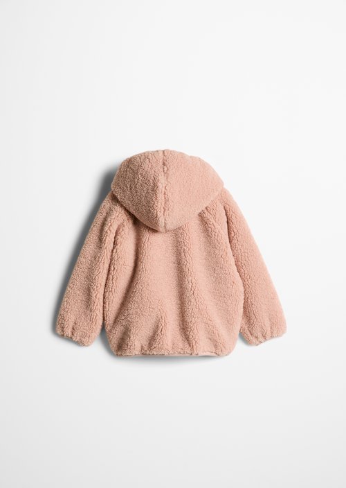 KIDS-GIRLS Teddy Jacket — Red