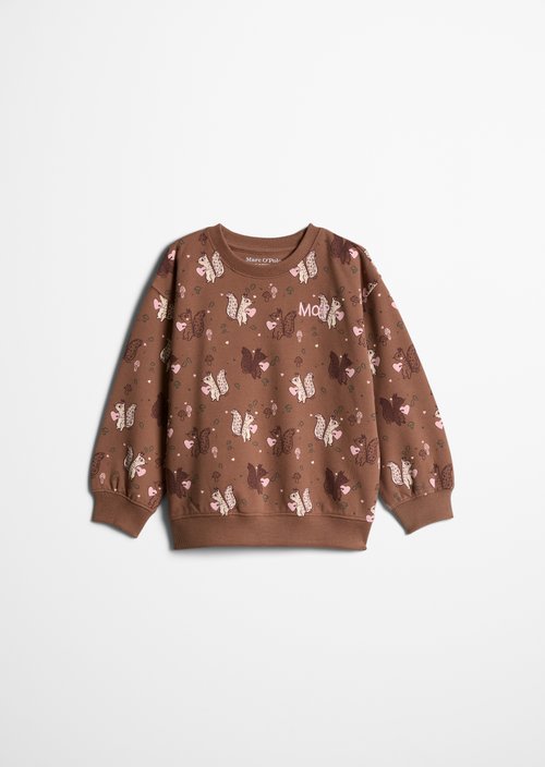 KIDS-GIRLS Sweatshirt — Brown