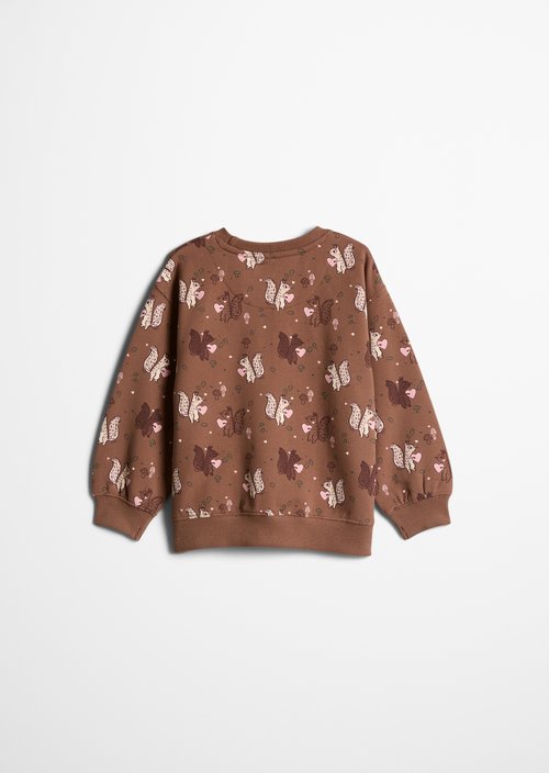 KIDS-GIRLS Sweatshirt — Brown
