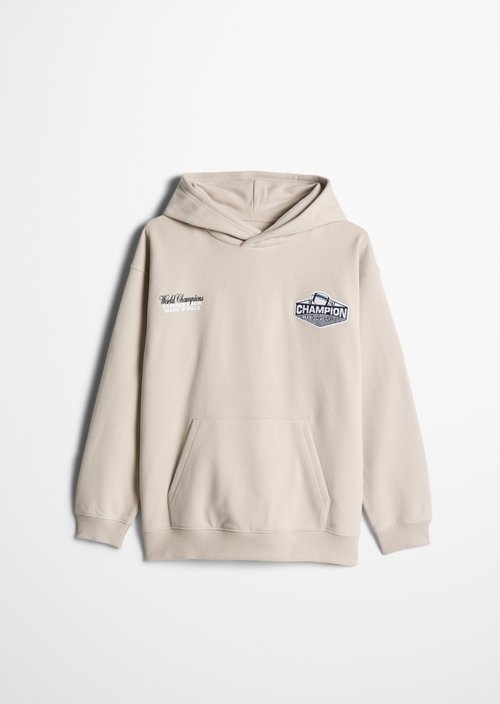 TEENS-BOYS Hoodie — Gray Silk