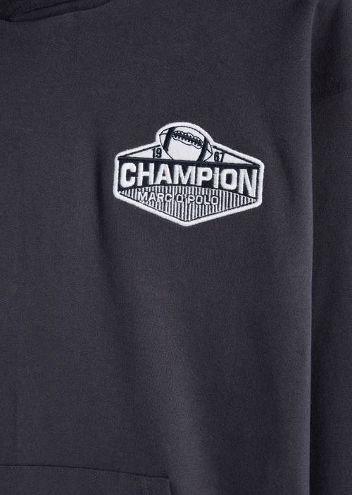 Sweat à capuche TEENS-BOYS Dark Navy en vue détaillée