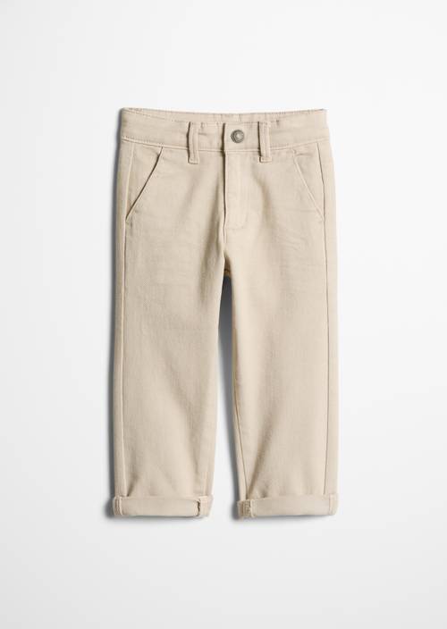 KIDS - GARÇONS Chino Gray Silk en vue de face