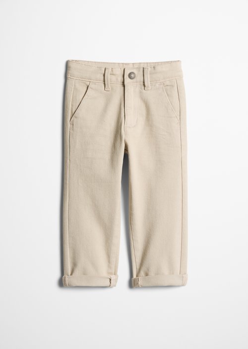 KIDS - BOYS Chino — Gray Silk
