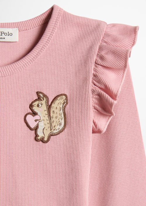 KIDS-GIRLS Long-Sleeve Shirt — Red