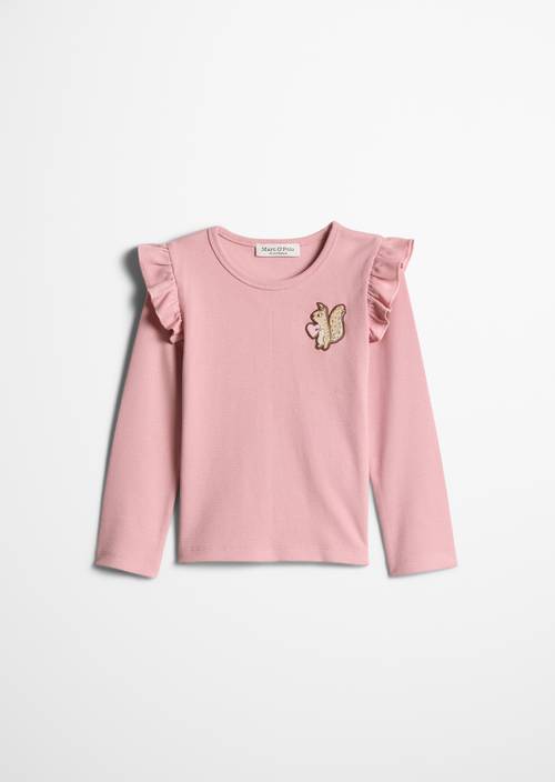 ‎KIDS-GIRLS Tričko s dlouhým rukávem Red v předním pohledu
