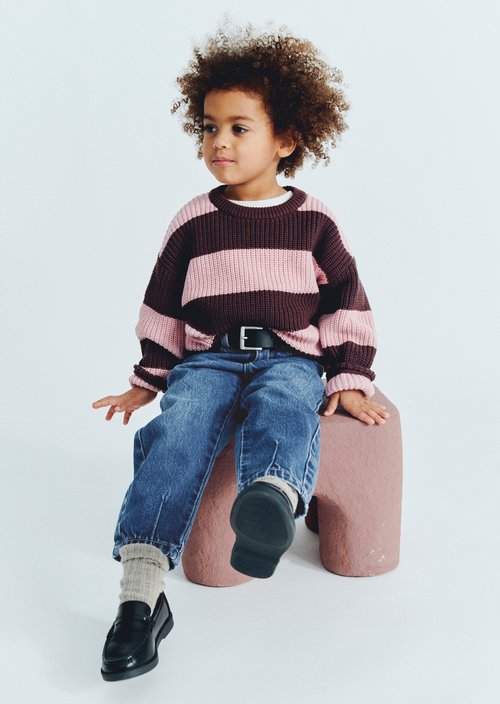 KIDS-GIRLS Jeans — Mid Blue Denim