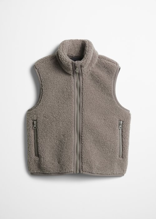 KIDS - BOYS Teddy Vest — Charlston Gray