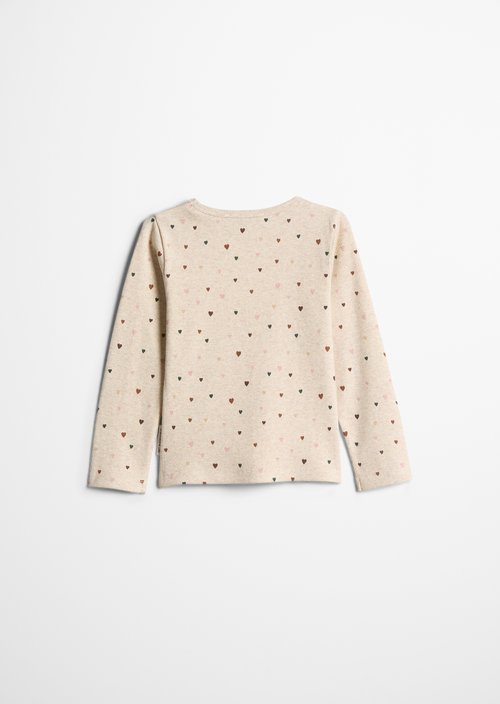 KIDS-GIRLS Long-Sleeve Shirt — Beige