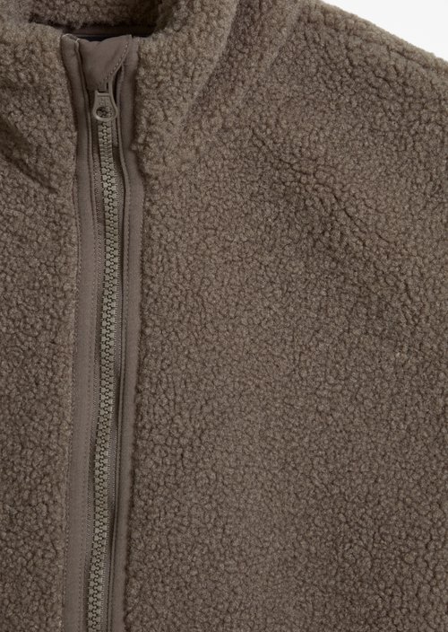 TEENS-BOYS Teddy Vest — Charlston Gray