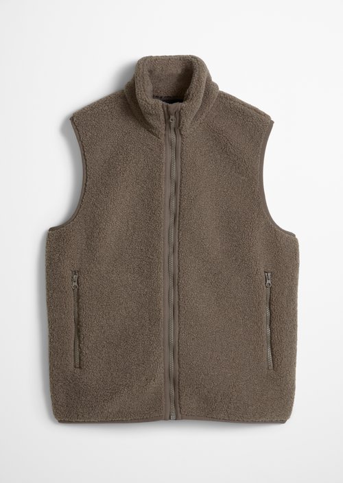 TEENS-BOYS Teddy Vest — Charlston Gray