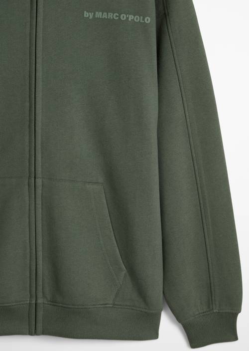 TEENS-BOYS Sweatjacke Green in Detailansicht