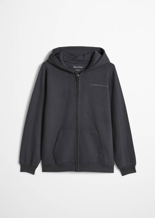 TEENS-BOYS Sweatjacke Dark Grey in Frontalansicht