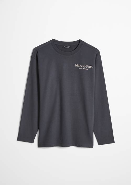 TEENS-BOYS Longsleeve Dark Grey in Frontalansicht