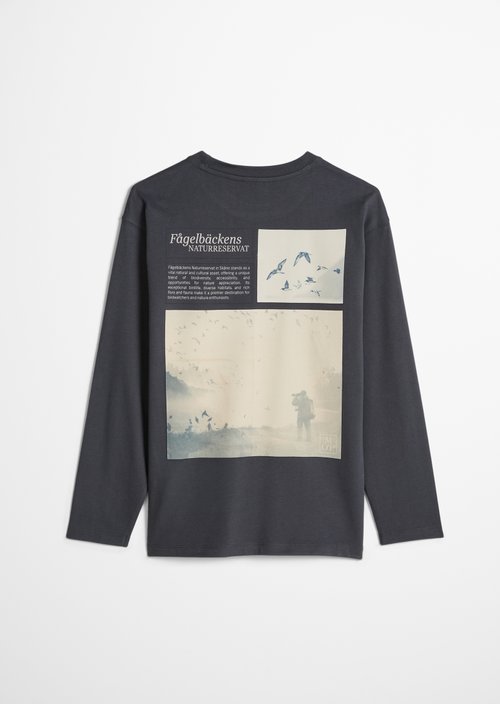 TEENS-BOYS Long-Sleeve Shirt — Dark Grey