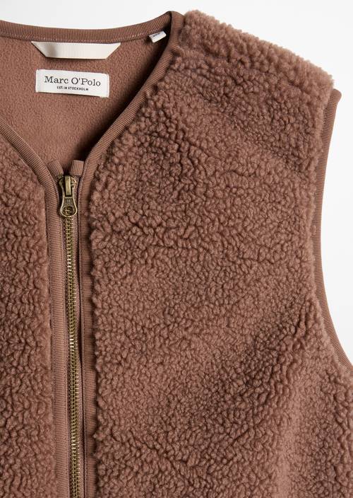 TEENS-‎GIRLS Teddyweste Brown in Detailansicht