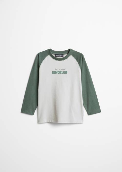 KIDS- BOYS Longsleeve Green in Frontalansicht