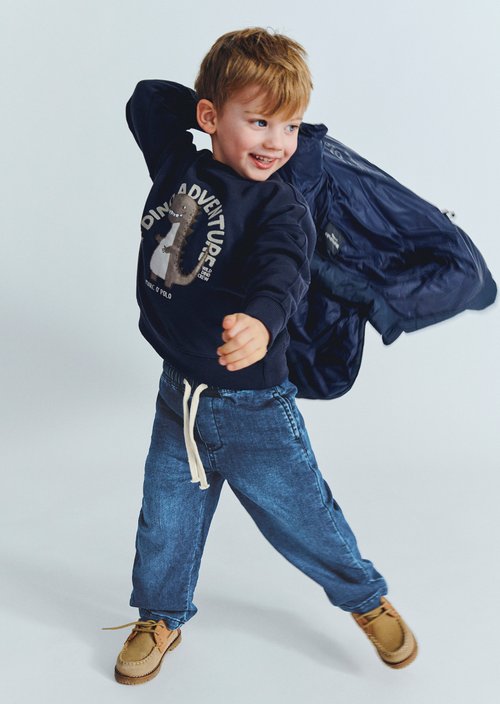 KIDS - BOYS Jeans — Mid Blue Denim