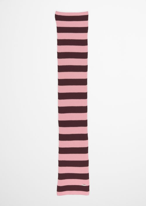 TEENS-GIRLS Knitted Scarf — Red