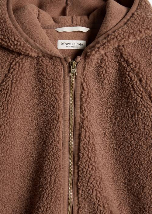 TEENS-GIRLS Teddyjacke Brown in Detailansicht
